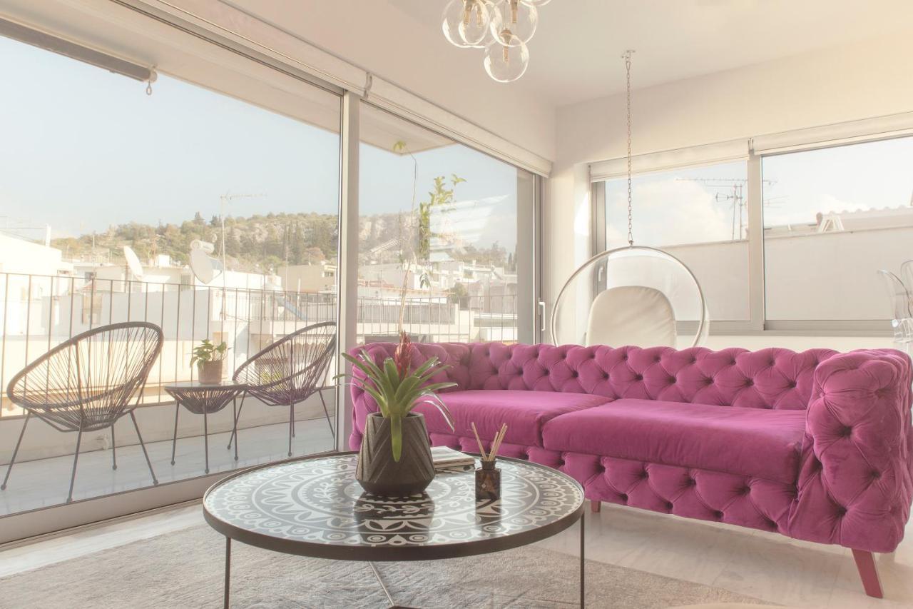 Luxury Apartment Near Acropolis-Living Stone Gold Athene Buitenkant foto