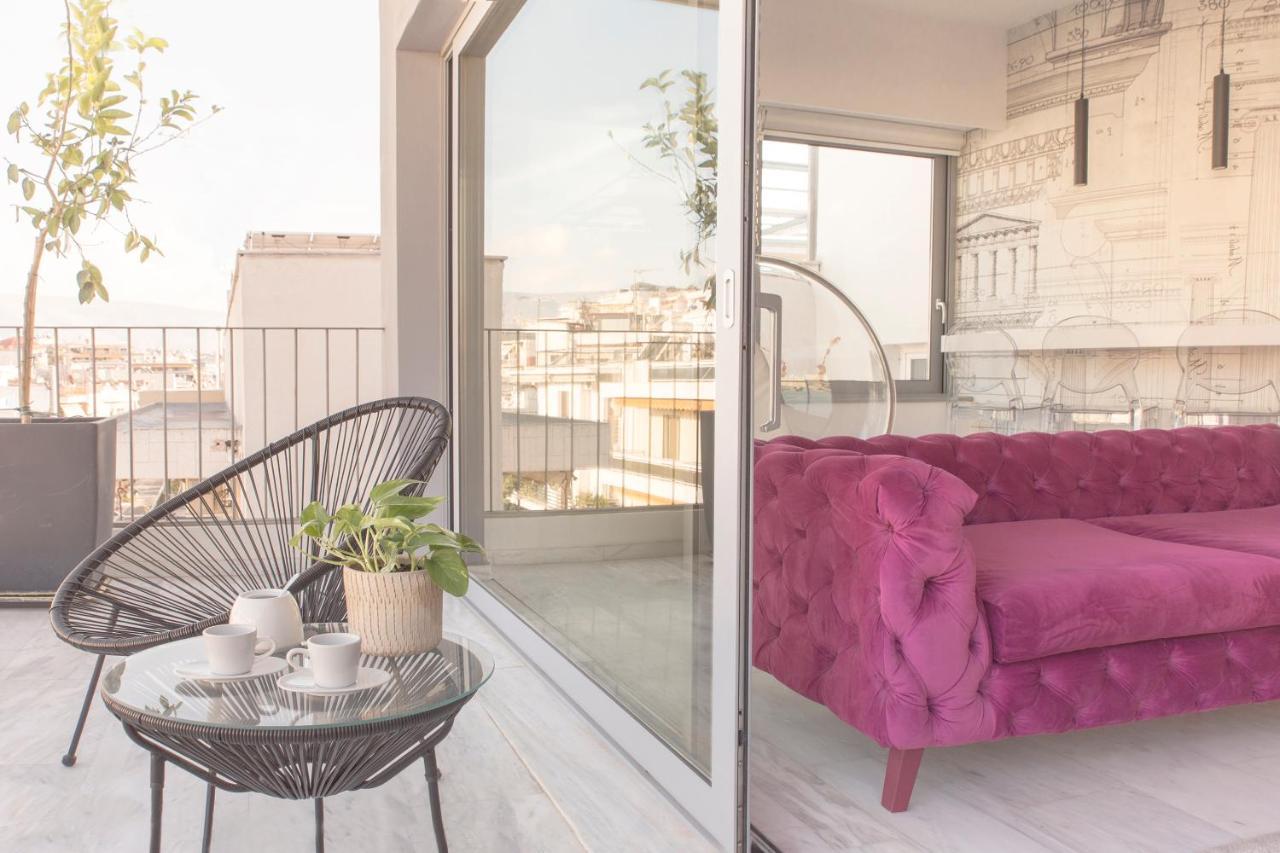 Luxury Apartment Near Acropolis-Living Stone Gold Athene Buitenkant foto